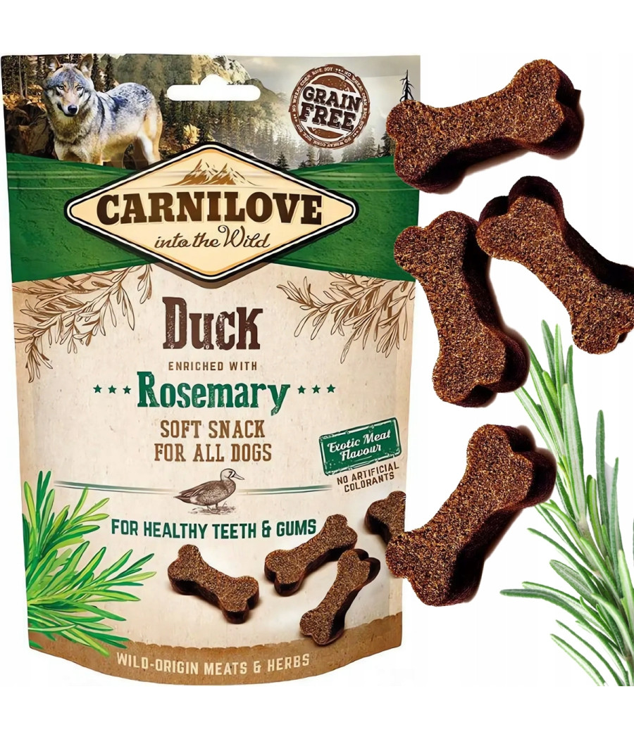 Przysmak dla psa Carnilove kaczka z rozmarynem 200 g