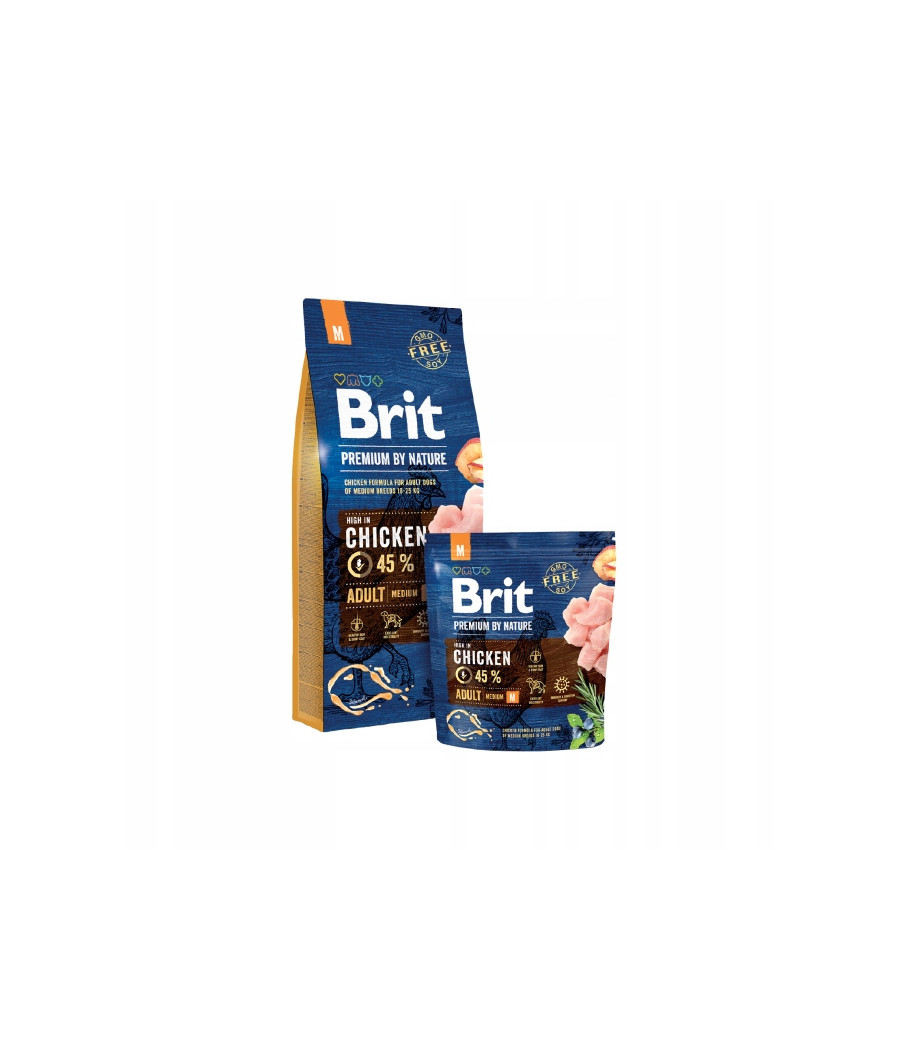 BRIT PREMIUM BY NATURE ADULT MEDIUM 1KG