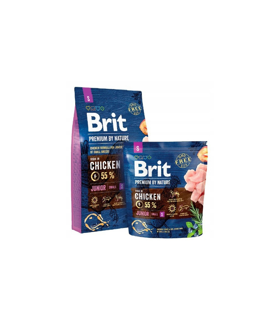 BRIT PREMIUM BY NATURE JUNIOR SMALL 1kg