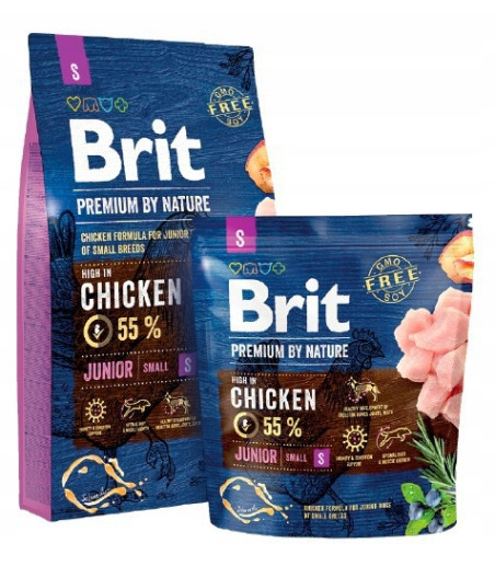 BRIT PREMIUM BY NATURE JUNIOR SMALL 1kg
