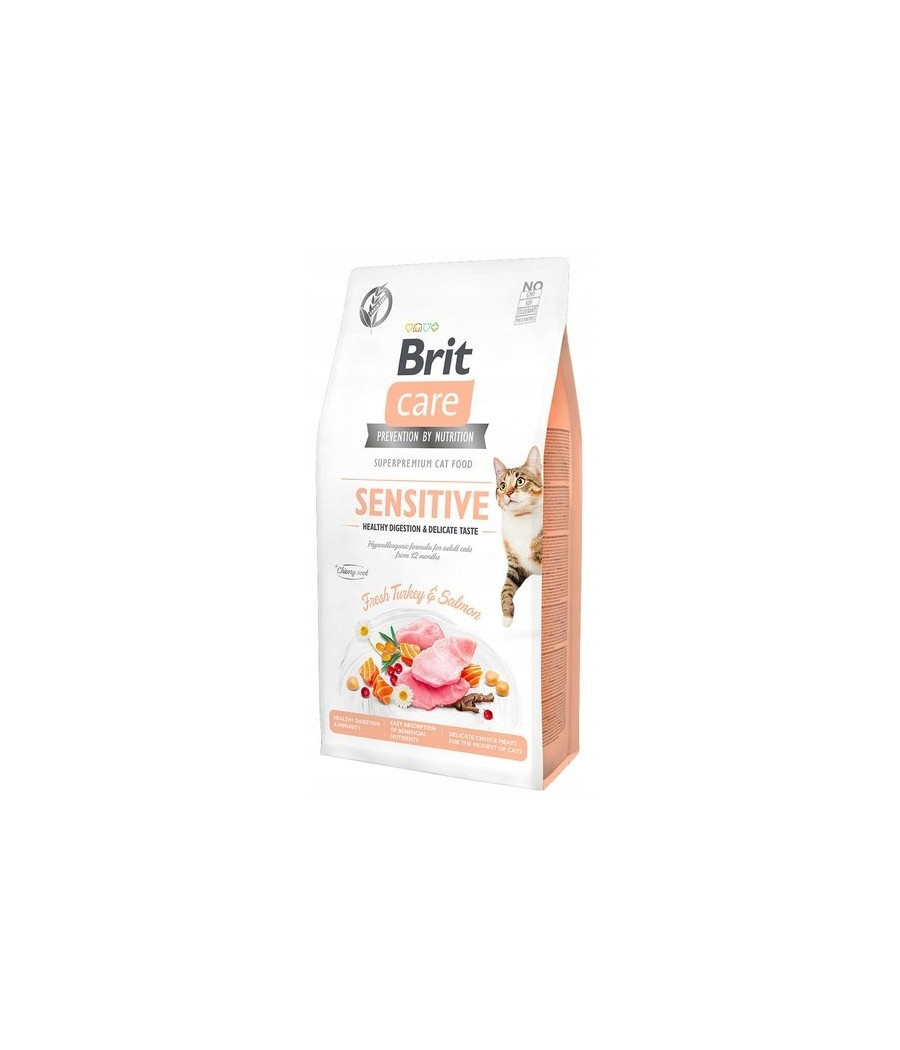 Brit Care Cat Sensitive Indyk łosoś 400g