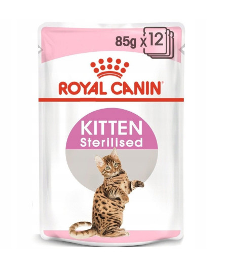Royal Canin Kitten 85g sterilised w sosie