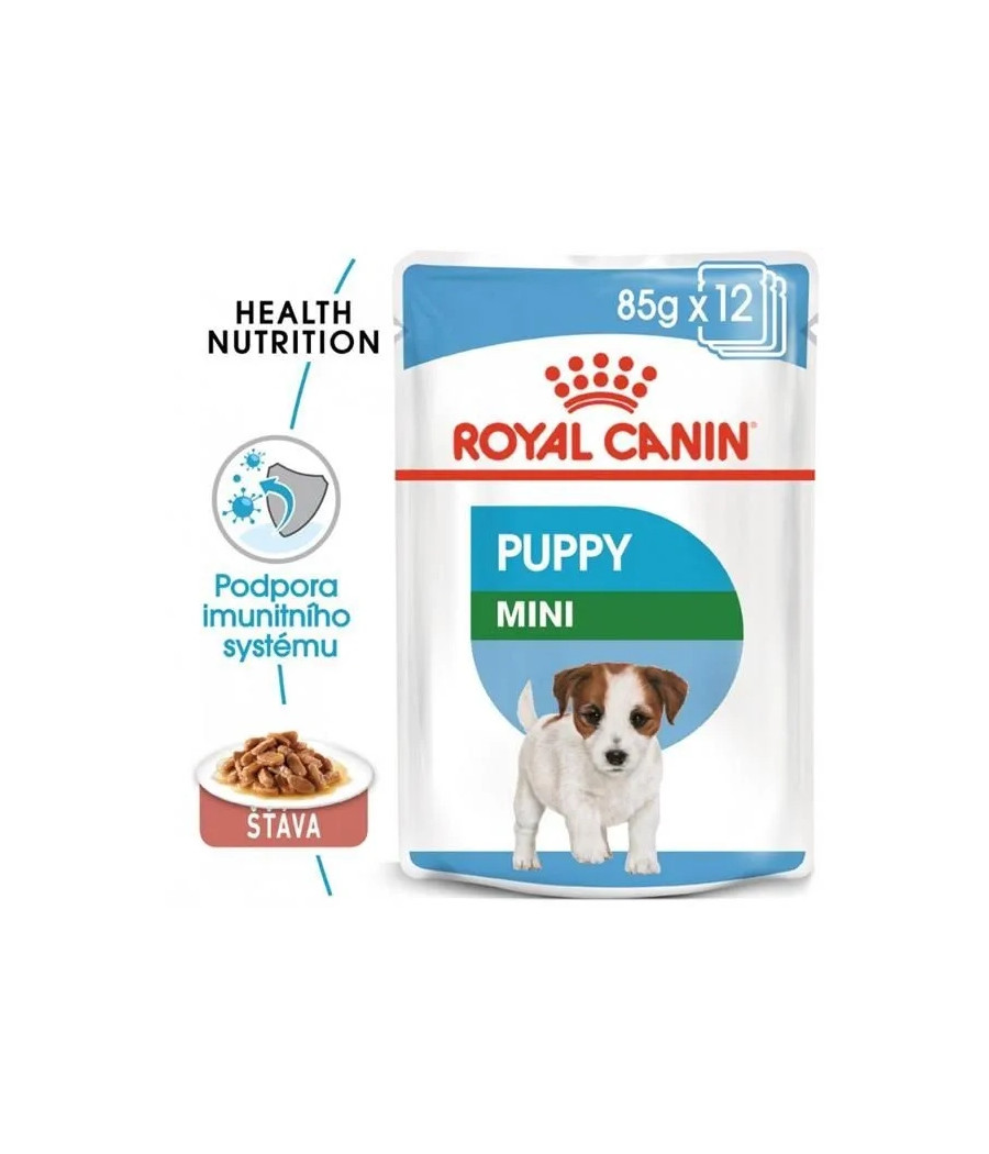 Royal Canin Mini Puppy dla szczeniąt / KAWAŁKI W SOSIE / 1 x 85g