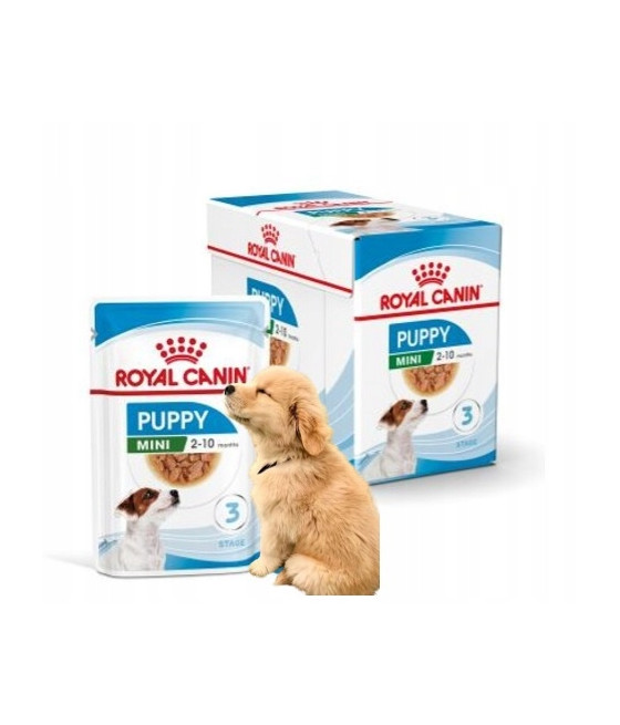 Royal Canin Mini Puppy dla szczeniąt / KAWAŁKI W SOSIE / 1 x 85g
