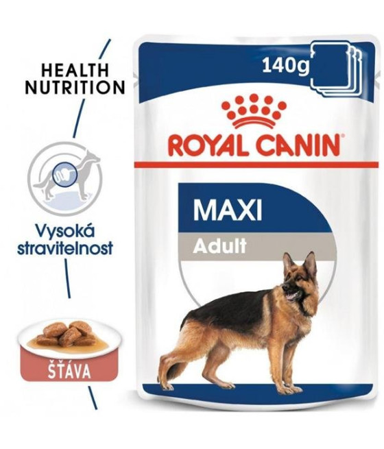 Royal Canin Maxi Adult karma mokra w sosie dla psów dorosłych - 140 g