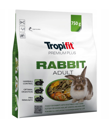 Tropifit karma mieszanka 0,75 kg królik