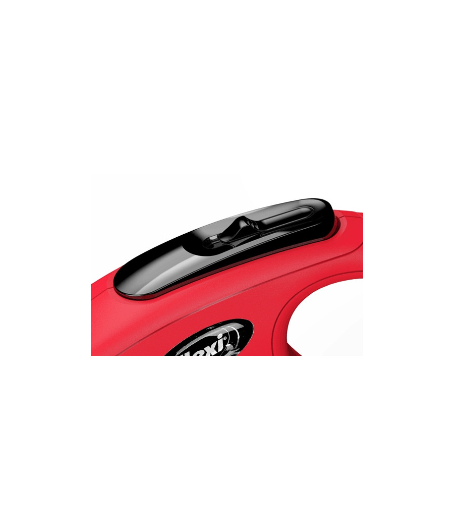 FLEXI Smycz Automatyczna New Classic M Linka 8m do 20kg Czerwona