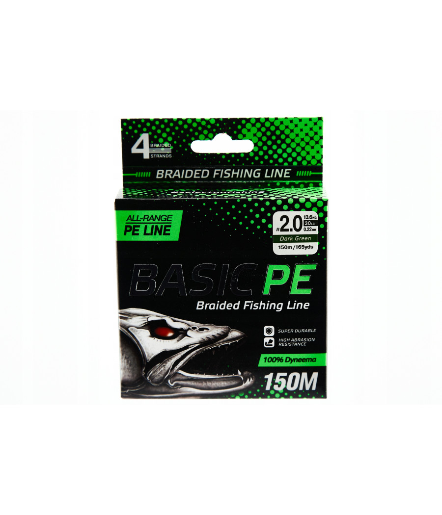 Select Basic PE 150m 0,22mm 13.6kg Dark Green Select Basic PE 150m 0,22mm 13.6kg Dark Green
