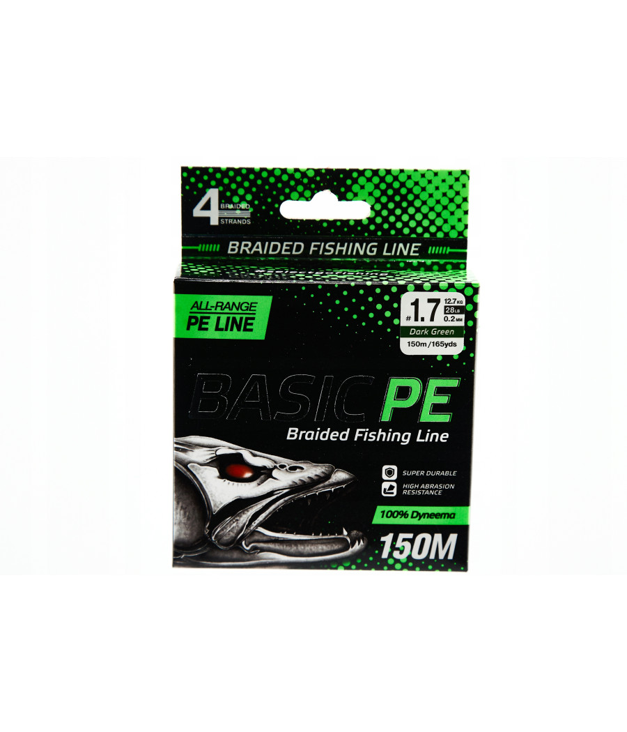 Select Basic PE 150m 0,22mm 13.6kg Dark Green