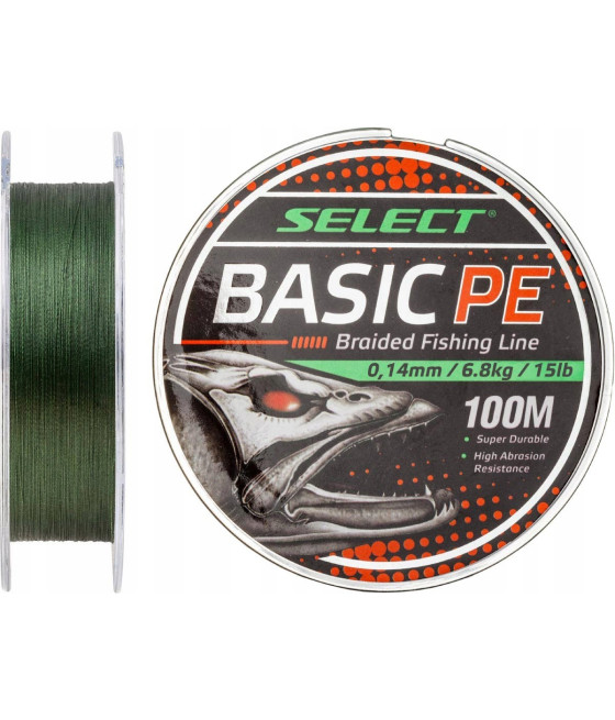 Select Basic PE 150m 0,22mm 13.6kg Dark Green
