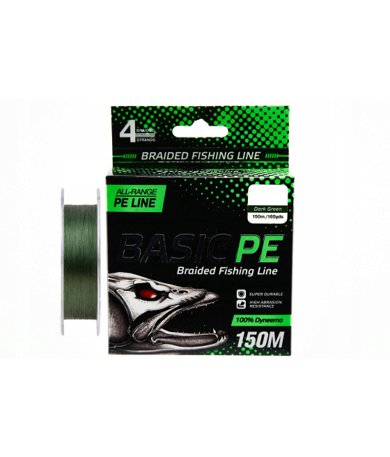 Plecionka SELECT Basic PE Dark Green 0,12mm/5,6kg/150m IBIS-GEAR
