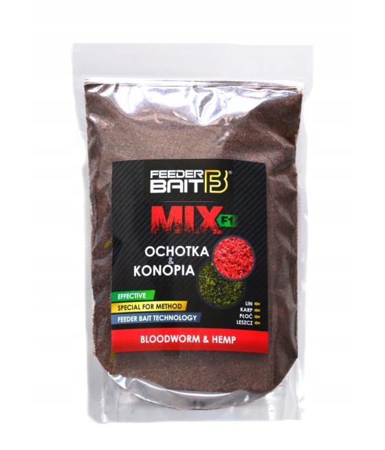 Feeder Bait Ochotka Konopia Mix F1 800g