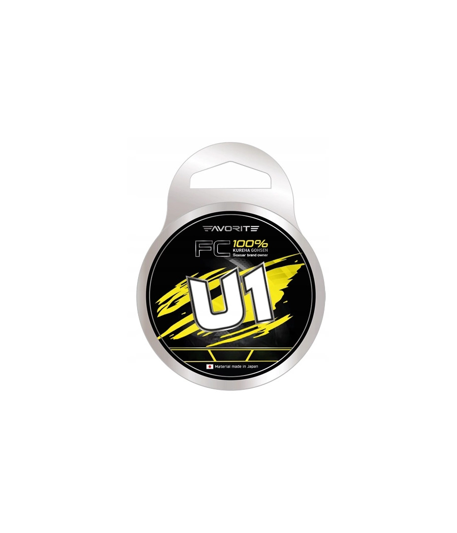 Fluorocarbon FAVORITE U1 FC / 0.185mm / 2.42kg / 50m Fluorocarbon FAVORITE U1 FC / 0.185mm / 2.42kg / 50m