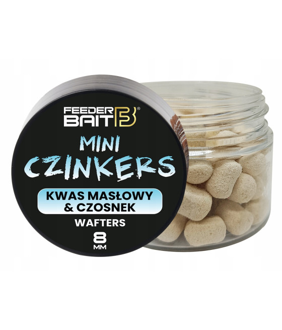 Feeder Bait Mini Czinkers Wafters 8mm Kwas Masłowy Czosnek
