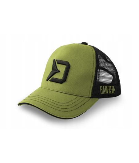Czapka z daszkiem Delphin Rawer Trucker zielony r. uniwersalny