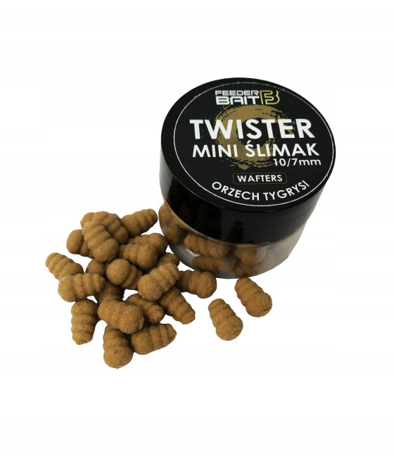 Feeder Bait Twister Mini Ślimak 10/7mm Orzech Tygrysi