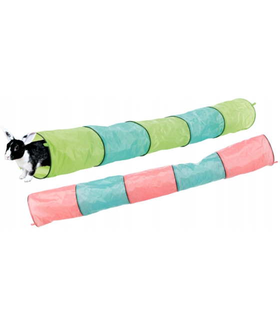 Tunel zabawka dla królika, gryzoni, fretki, 130 cm