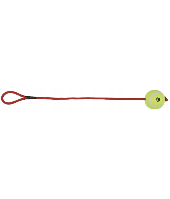 TRIXIE Piłka tenisowa na sznurku dla psa 50 cm