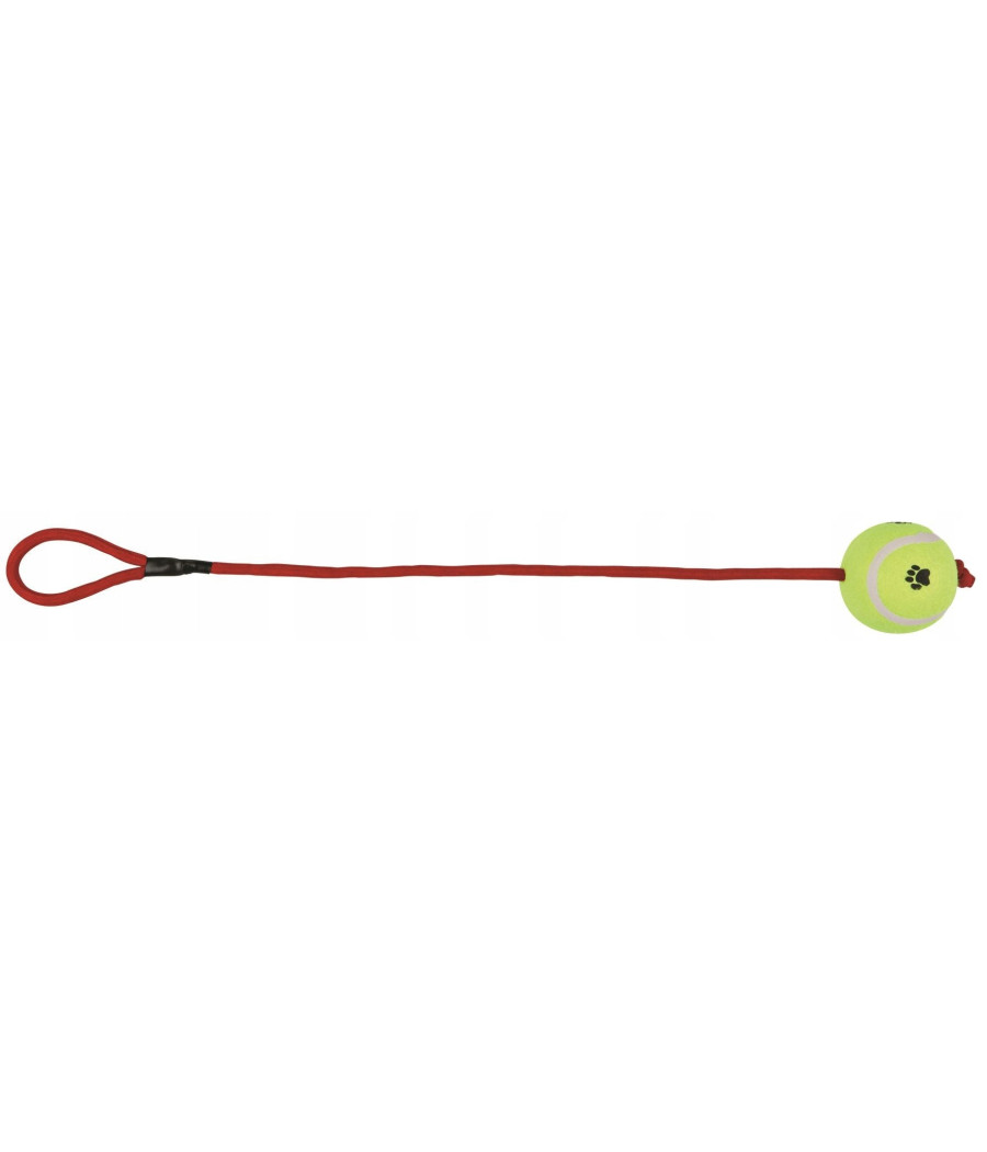 TRIXIE Piłka tenisowa na sznurku dla psa 50 cm