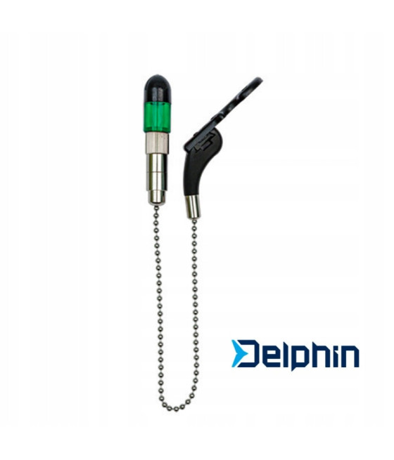 Mechaniczny sygnalizator brań Delphin CSW II zielony