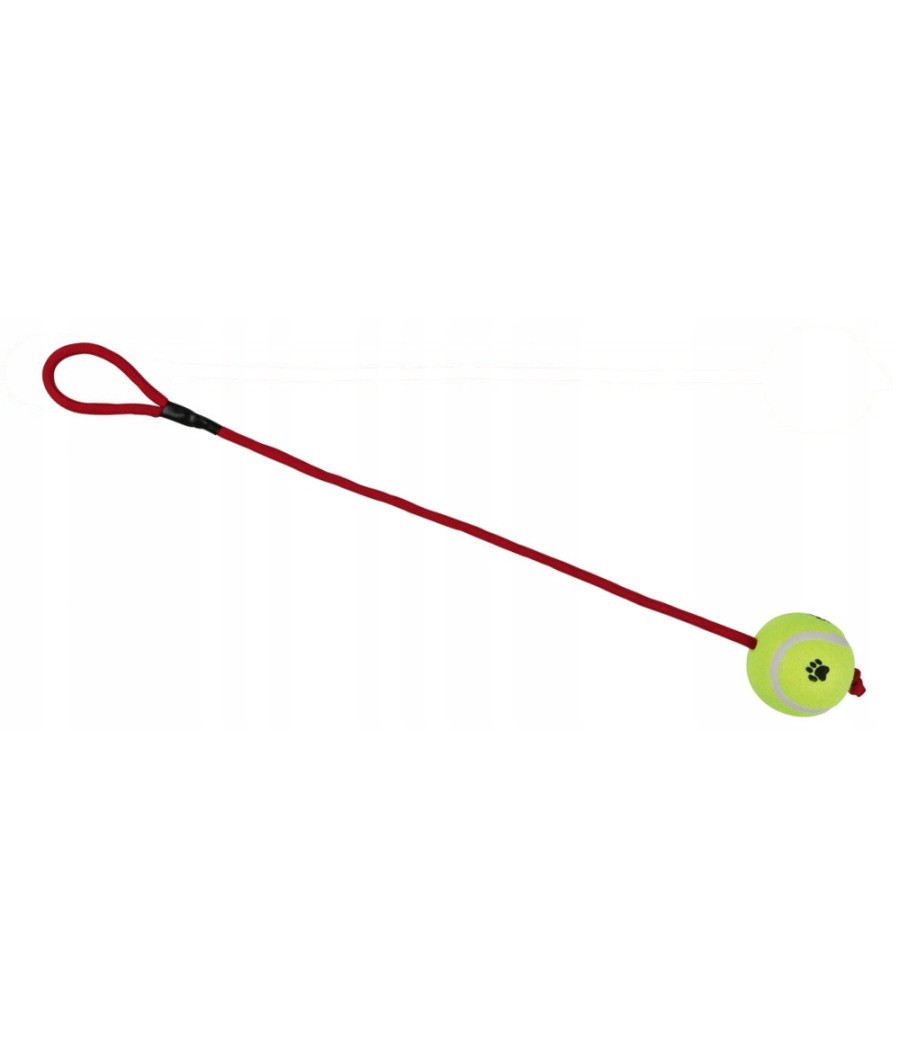 TRIXIE Piłka tenisowa na sznurku dla psa 50 cm