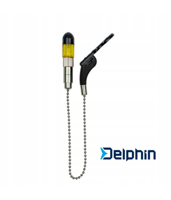 Mechaniczny sygnalizator brań Delphin CSW II żółty