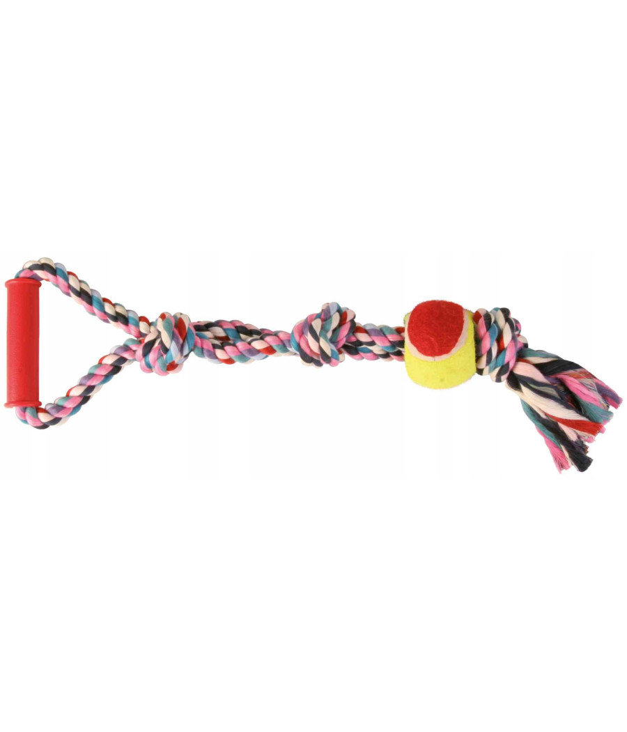 TRIXIE ZABAWKA SZNUR BAWEŁNA Z PIŁKĄ 50cm szarpak dla psa