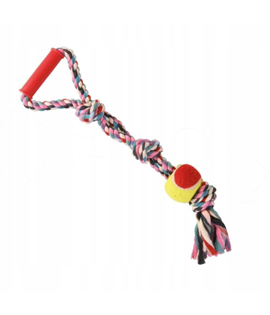 TRIXIE ZABAWKA SZNUR BAWEŁNA Z PIŁKĄ 50cm szarpak dla psa