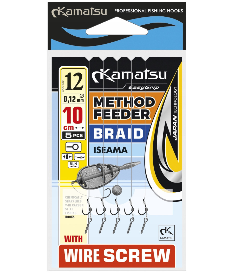 METHOD FEEDER BRAID ISEAMA SCREW 8 BLN/14 KONGER METHOD FEEDER BRAID ISEAMA SCREW 8 BLN/14 KONGER
