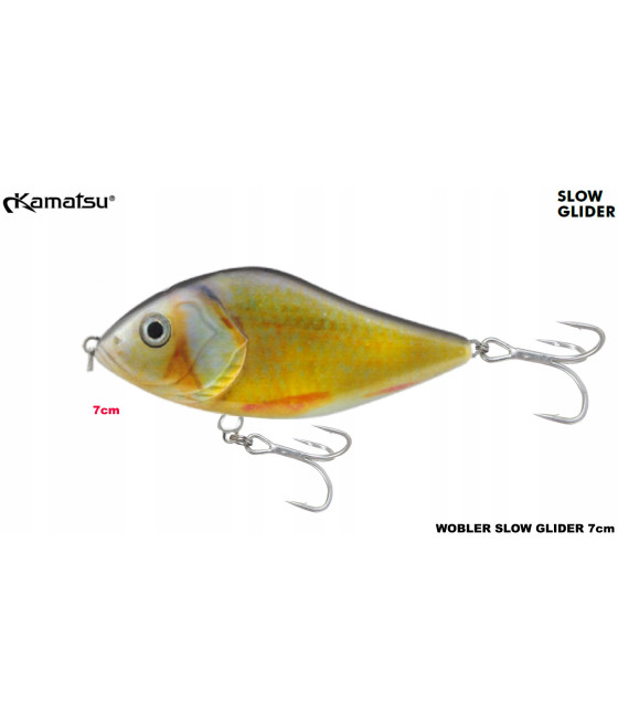 WOBLER SLOW GLIDER 7cm S KOLOR