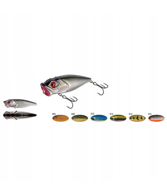 Wobler Kamatsu Pop Bass 6,5cm Blue Back Holo Kolor F02 - 1 szt