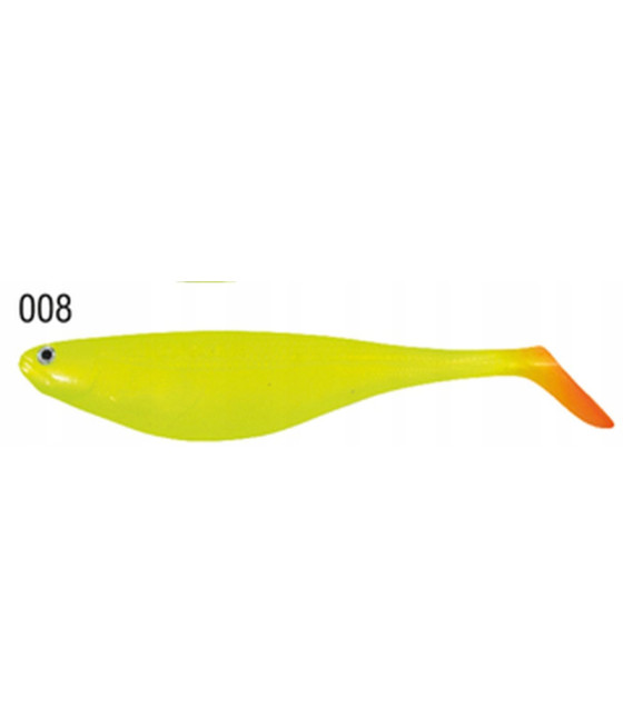KONGER FLAT SHAD 12,5cm KOL. 008 LIGHT LEMON - 1 szt