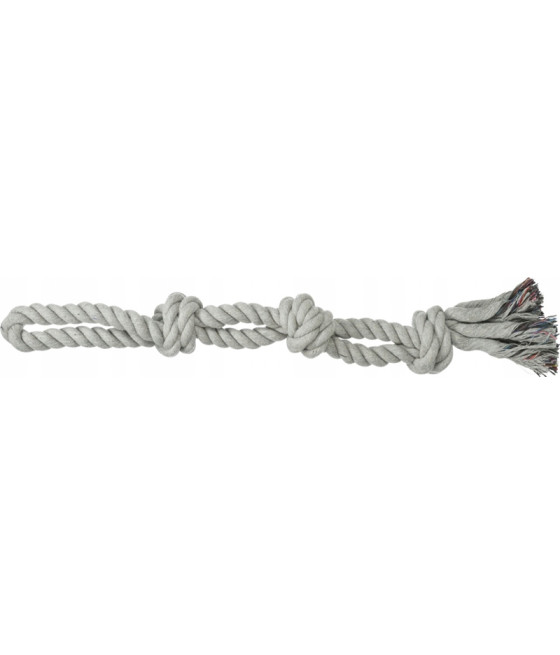 Mocny GRUBY Sznur bawełniany SZARPAK GRYZAK dla SILNEGO PSA - 60 cm TRIXIE