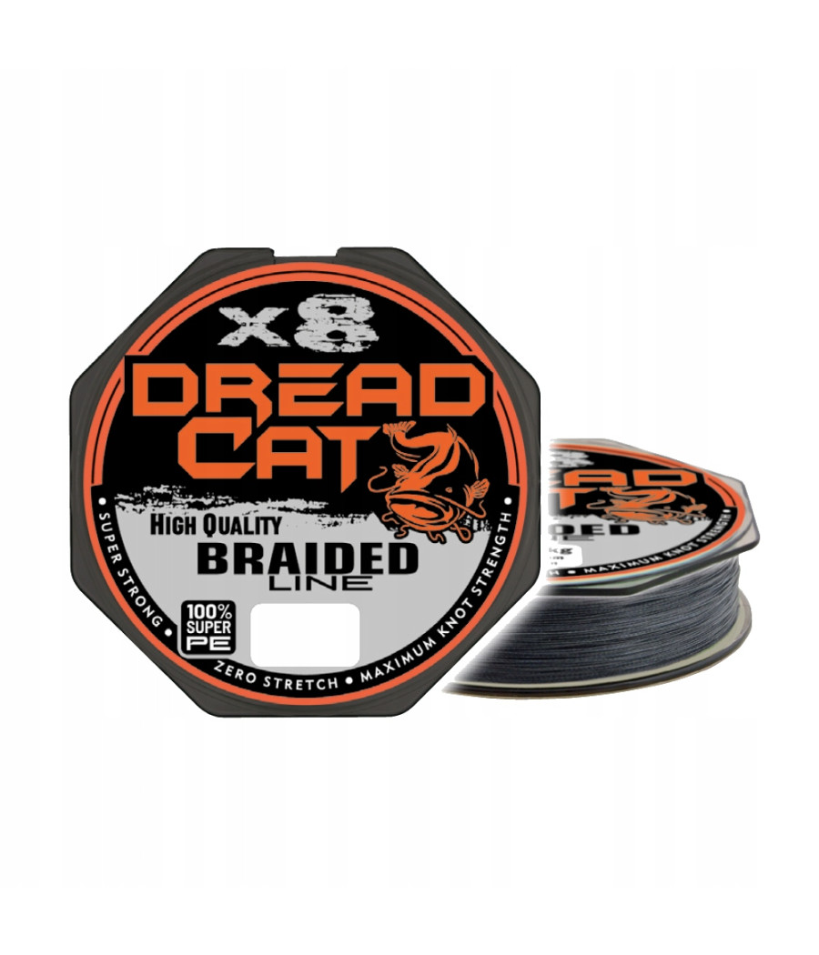 KONGER PLECIONKA DREAD CAT X8 BLACK 0,40mm 300m