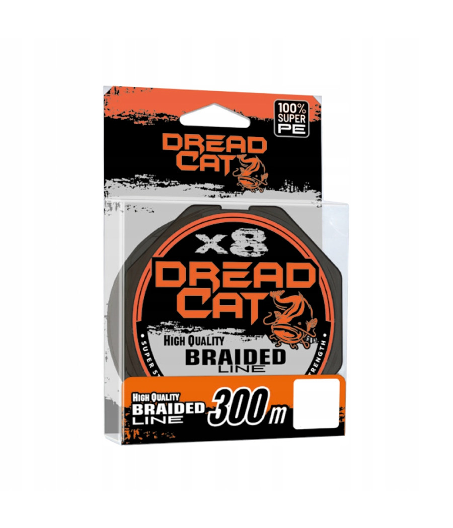 KONGER PLECIONKA DREAD CAT X8 BLACK 0,40mm 300m