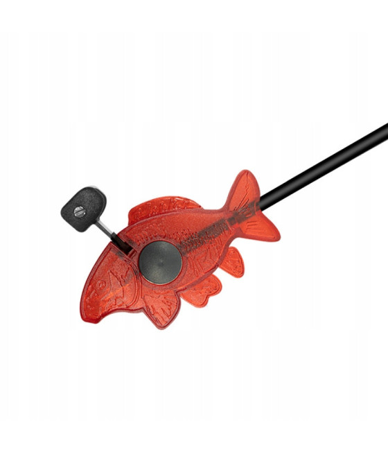 Mechaniczny sygnalizator brań Delphin Carpy czerwony