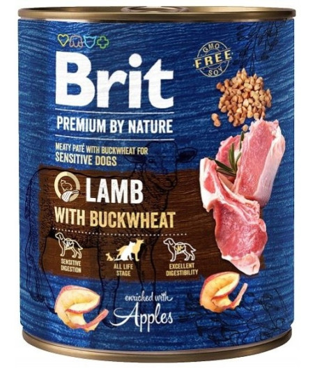 Brit Premium by Nature Lamb with Buckwheat 800g