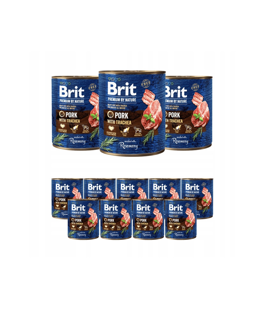 BRIT Premium by Nature PORK Dla Psa Z Wieprzowiną 800g