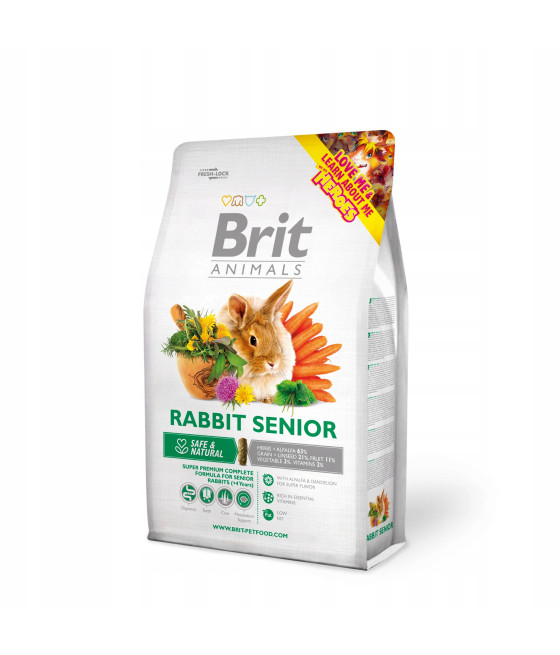 Brit Animals Rabbit Senior Complet 300 g - królik