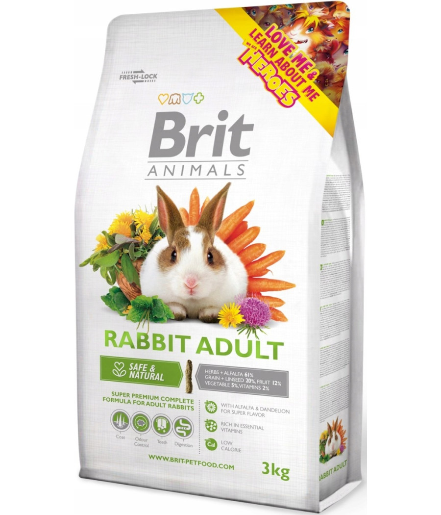 BRIT Animals Rabbit Adult Complete 1,5kg - Królik BRIT Animals Rabbit Adult Complete 1,5kg - Królik