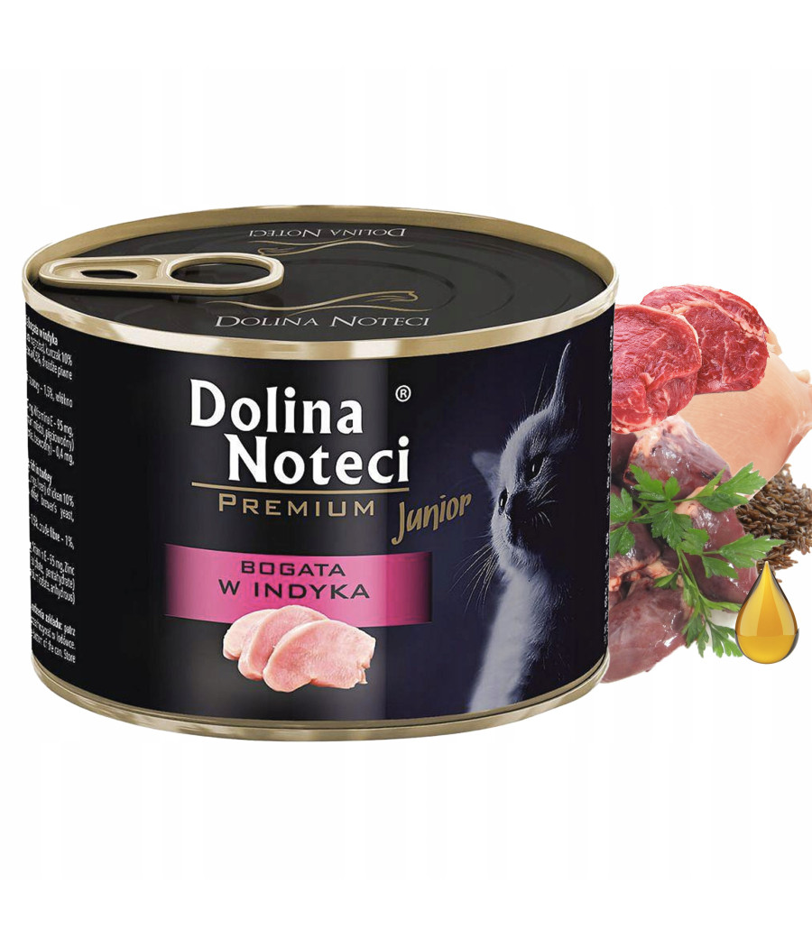Dolina Noteci Premium Karma Dla Kociąt Indyk 185g
