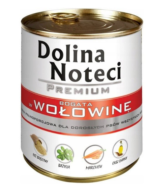 DOLINA NOTECI PREMIUM PUSZKA WOŁOWINA 800G