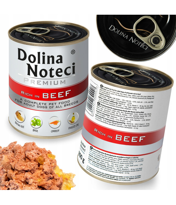 DOLINA NOTECI PREMIUM PUSZKA WOŁOWINA 800G