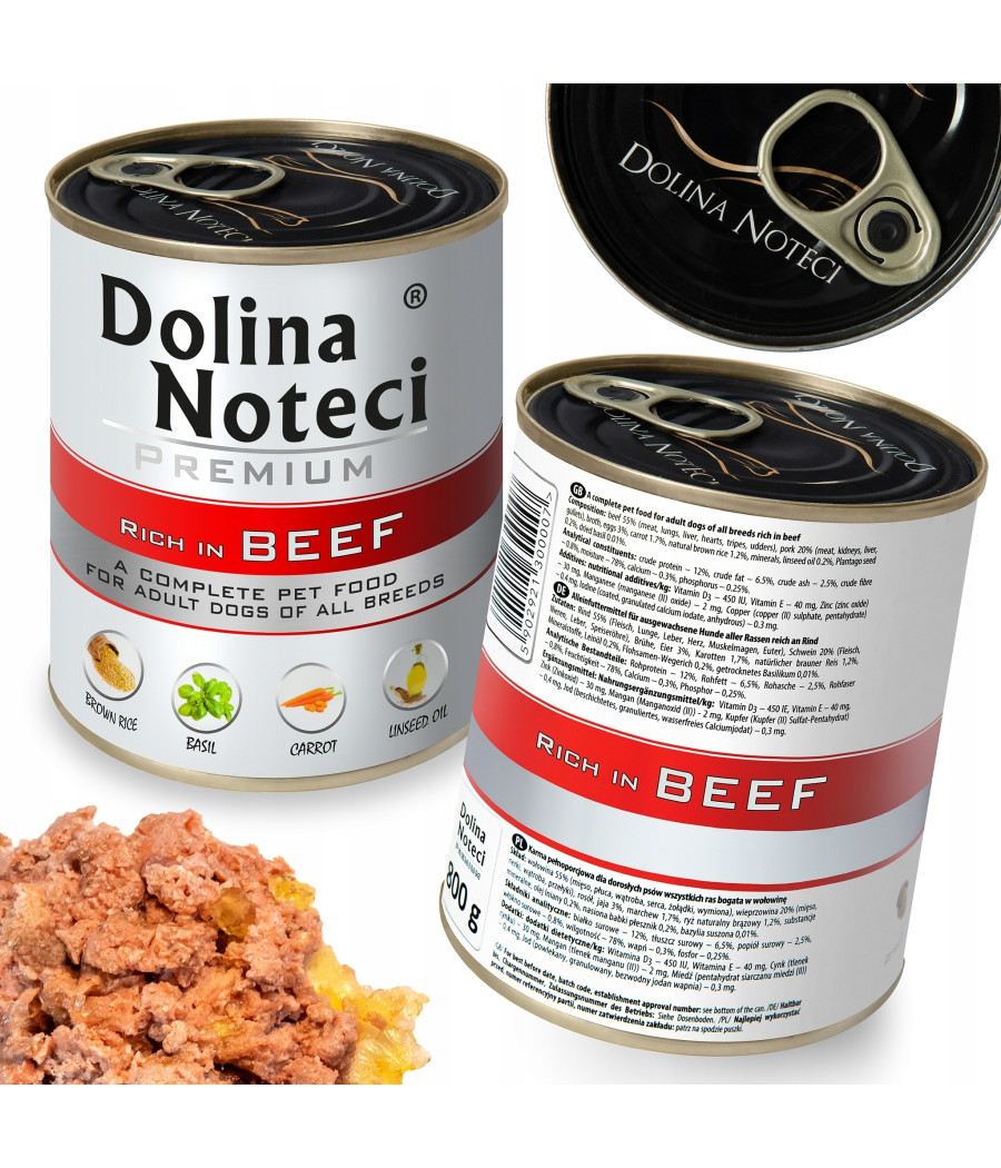 DOLINA NOTECI PREMIUM PUSZKA WOŁOWINA 800G