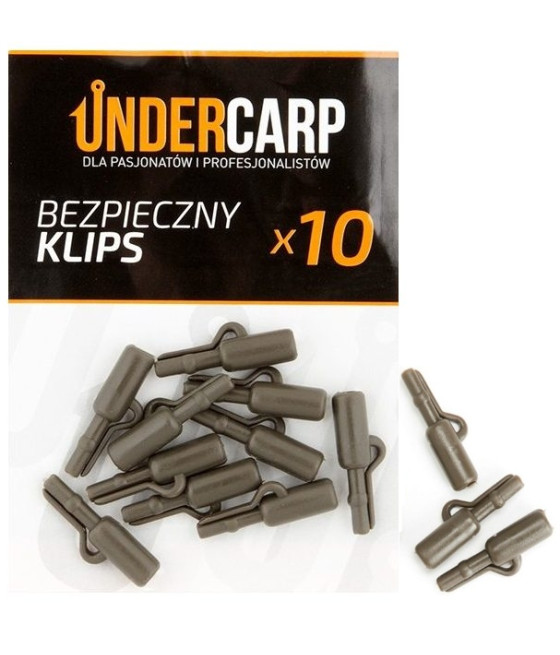 Bezpieczny klips Undercarp - brązowy