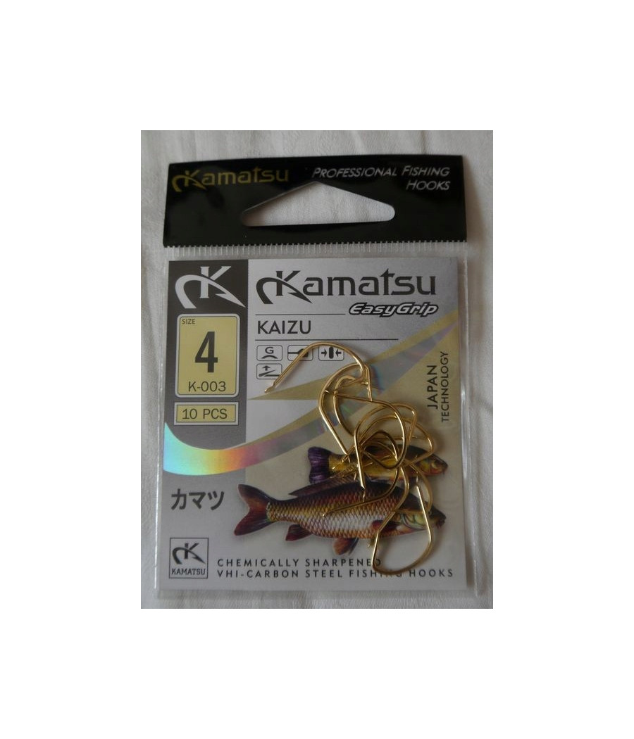 Kamatsu haczyki Kaizu K-003 4 10szt. złote
