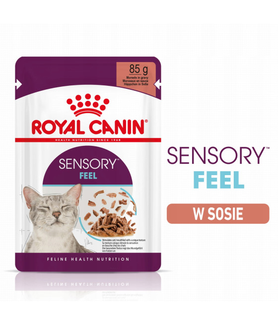 ROYAL CANIN FHN Sensory Feel w sosie - mokra karma dla kota dorosłego 1 x