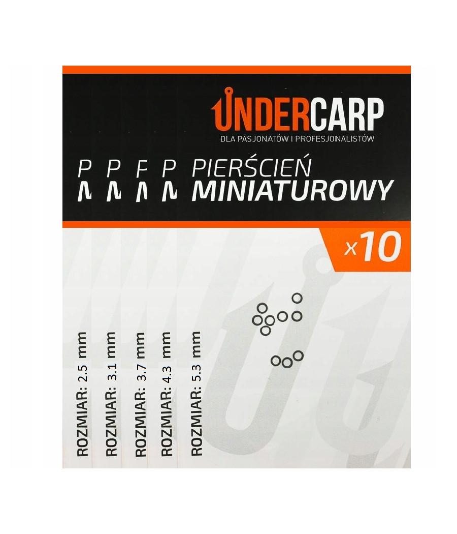 Kółko łącznikowe Undercarp Pierścień miniaturowy 3,7 mm