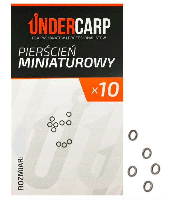 Kółko łącznikowe Undercarp Pierścień miniaturowy 3,7 mm