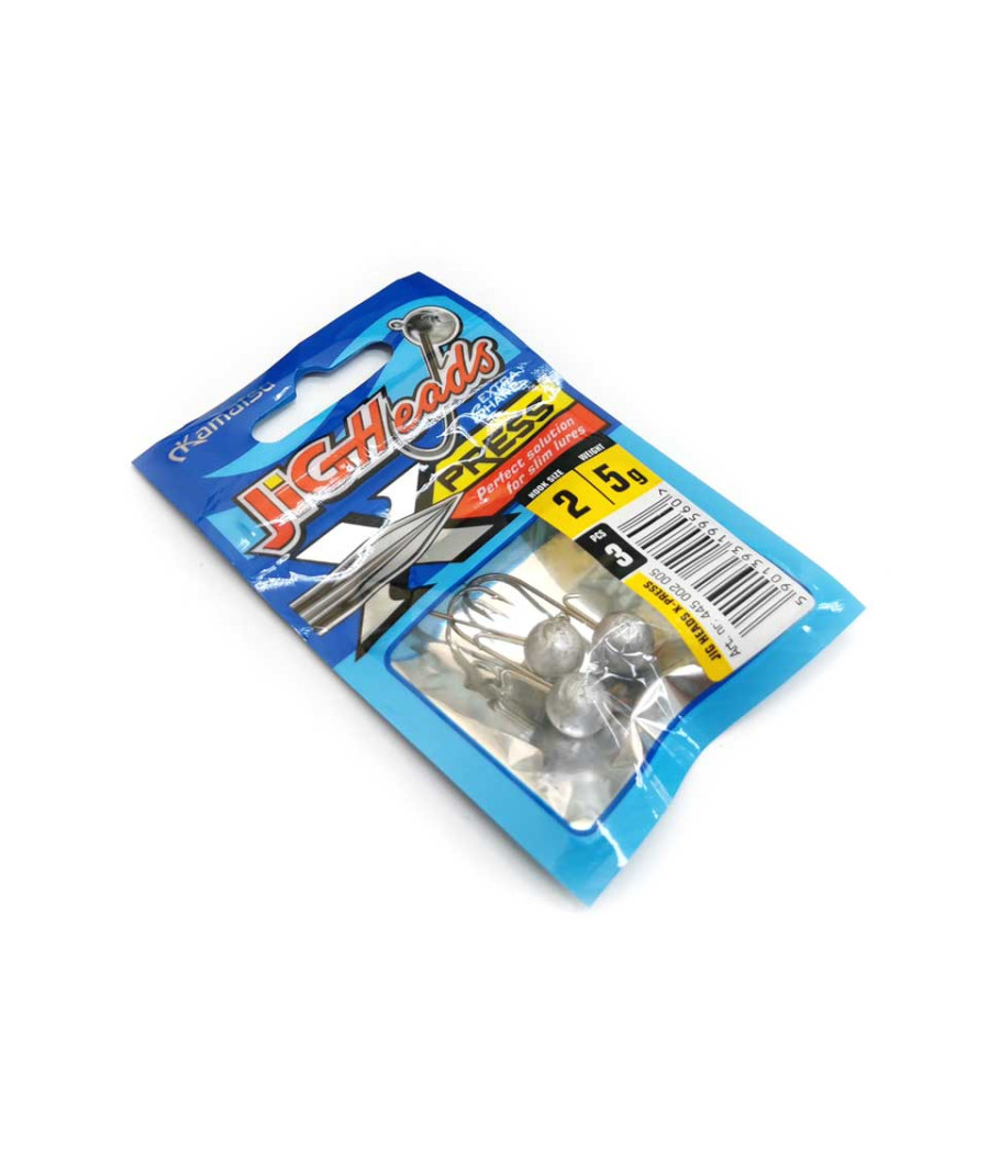 GŁÓWKA JIGOWA X-PRESS 2-5g BLN KAMATSU - 3 szt GŁÓWKA JIGOWA X-PRESS 2-5g BLN KAMATSU - 3 szt